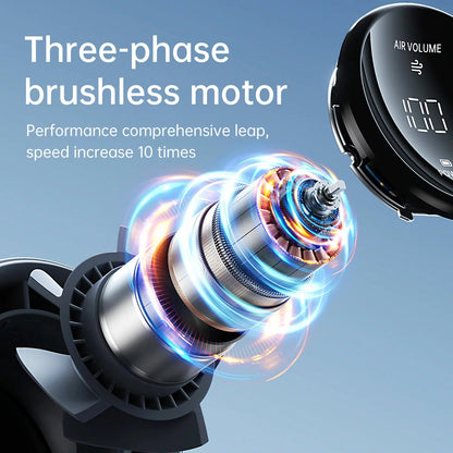 Sleek grey JisuLife Pro1 S handheld fan showing digital LED display and metallic turbine top held on a white background.