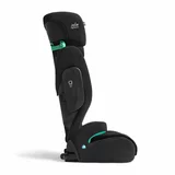 Close-up view of the adjustable ISOFIX connectors and colour-coded belt guides on the Joie i-Traver booster seat.