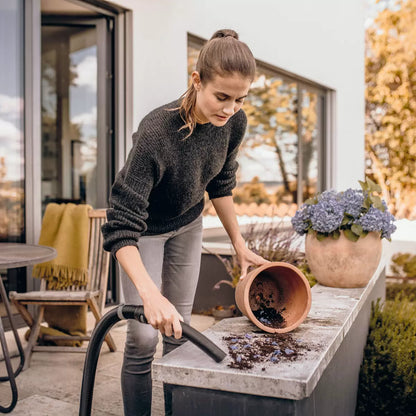 Kärcher KWD 3 wet and dry vacuum cleaner for powerful cleaning of dust, debris, and liquid spills.