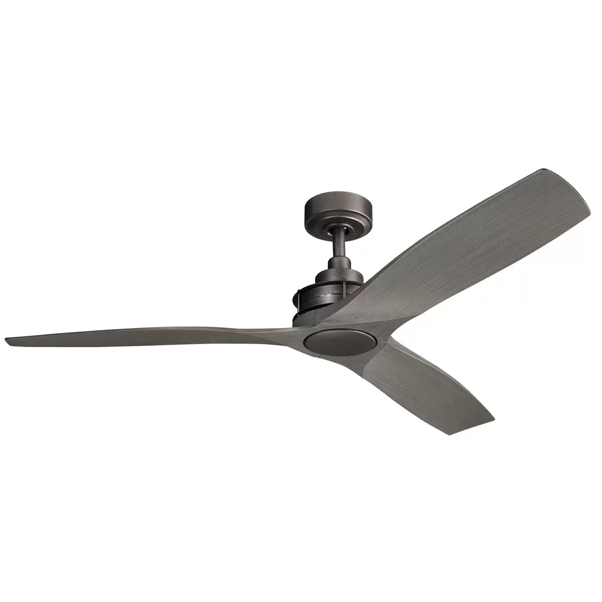 Kichler Ried 142cm indoor ceiling fan with remote control and modern 3 blade design
