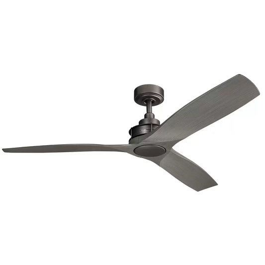Kichler Ried 142cm indoor ceiling fan with remote control and modern 3 blade design