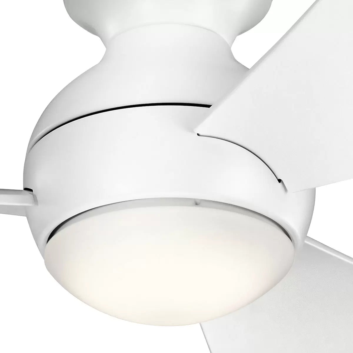 Kichler Sola 3 blade 86cm indoor ceiling fan with remote control and modern aerodynamic design