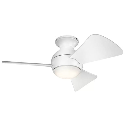 Kichler Sola 3 blade 86cm indoor ceiling fan with remote control and modern aerodynamic design