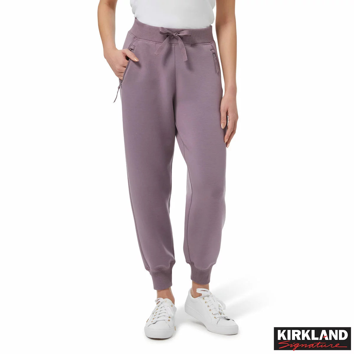 Kirkland Signature Ladies Active Joggers in 3 colours and 5 sizes with comfortable stretch fabric and elastic waistband