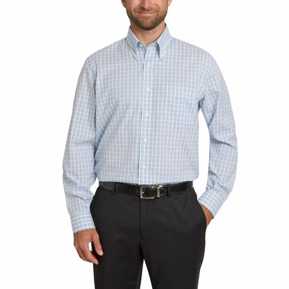 Kirkland Signature Men's Button Down Shirt in soft cotton with tailored fit and full button front/3