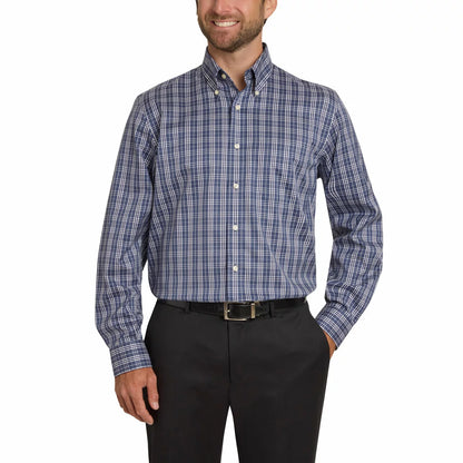 Kirkland Signature Men's Button Down Shirt in soft cotton with tailored fit and full button front/5