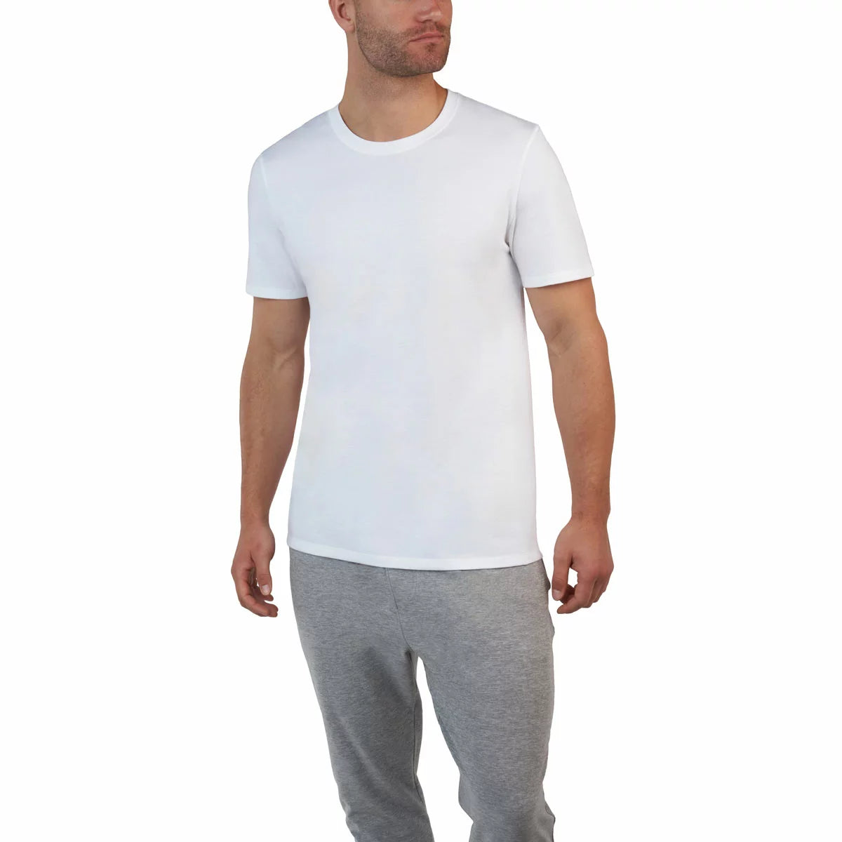 Kirkland Signature Men's Cotton Crewneck T-Shirt 6 Pack soft breathable everyday cotton undershirts for men/3