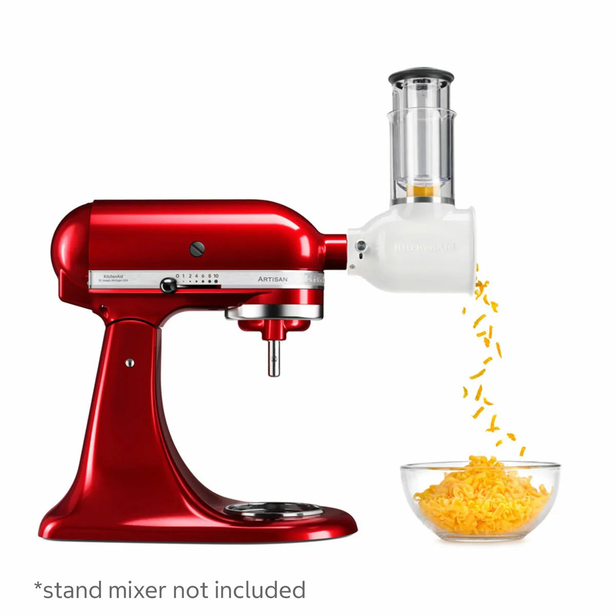 Speed up food prep with consistent slicing. Interchangeable blades, durable stainless steel design. -  2