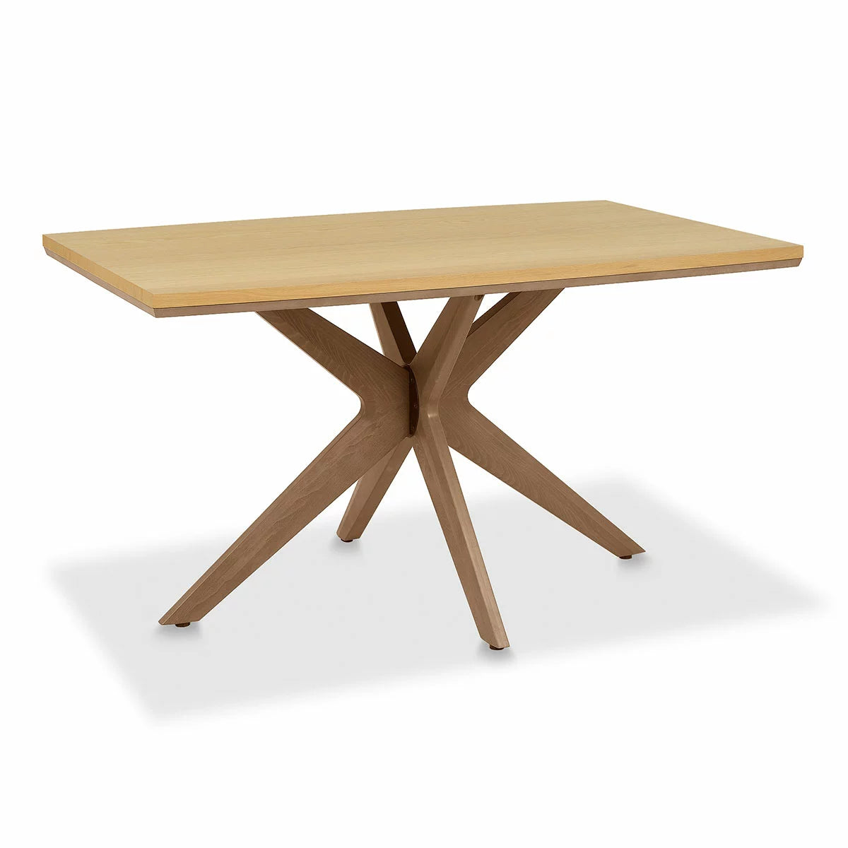 Bentley Designs Kristen light oak dining table seating four in compact modern dining room for small homes and apartments