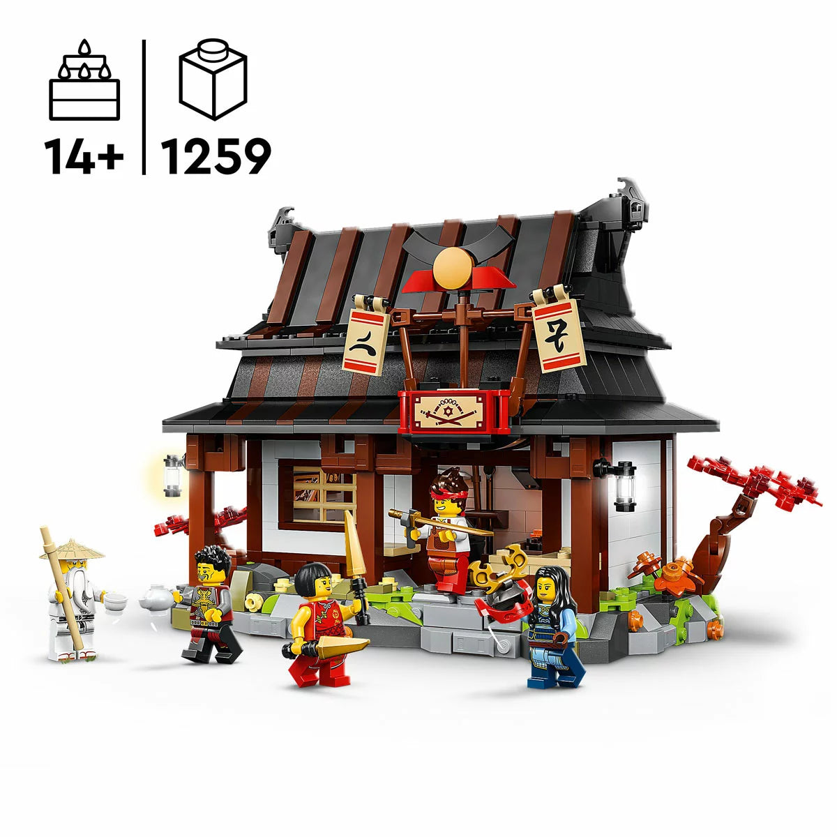 LEGO Ninjago Four Weapons Blacksmith 15th Anniversary Model 71858 detailed ninja workshop building set for collectors and fans