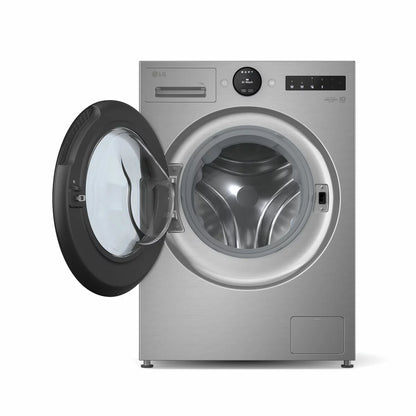 LG F4X7011TSB 11kg 1400rpm A Rated Silver Washing Machine with large drum capacity and energy-efficient cleaning performance .