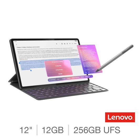 Lenovo Idea Tab Plus 12 inch tablet 12GB RAM 256GB UFS Android device for multitasking work and entertainment - 1