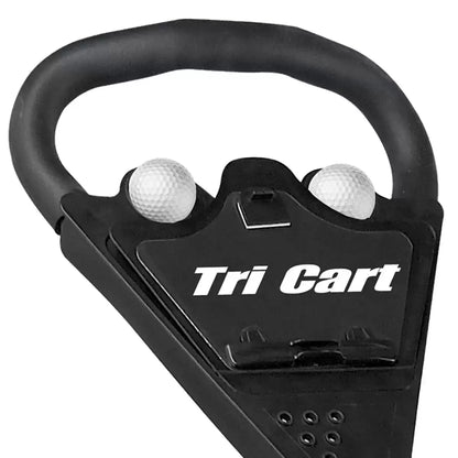 3 wheel golf trolley for easy transport and course mobility - 3