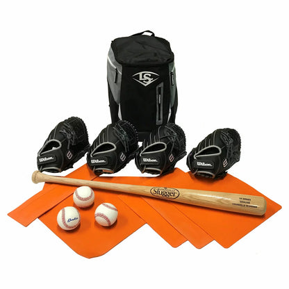 ALT Text
Louisville Slugger Family Baseball Set with complete baseball equipment for backyard games, family activities, and outdoor recreation.
