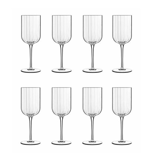 Luigi Bormioli Bach Red Wine Glasses 400ml 8 Pack elegant crystal wine glasses for entertaining