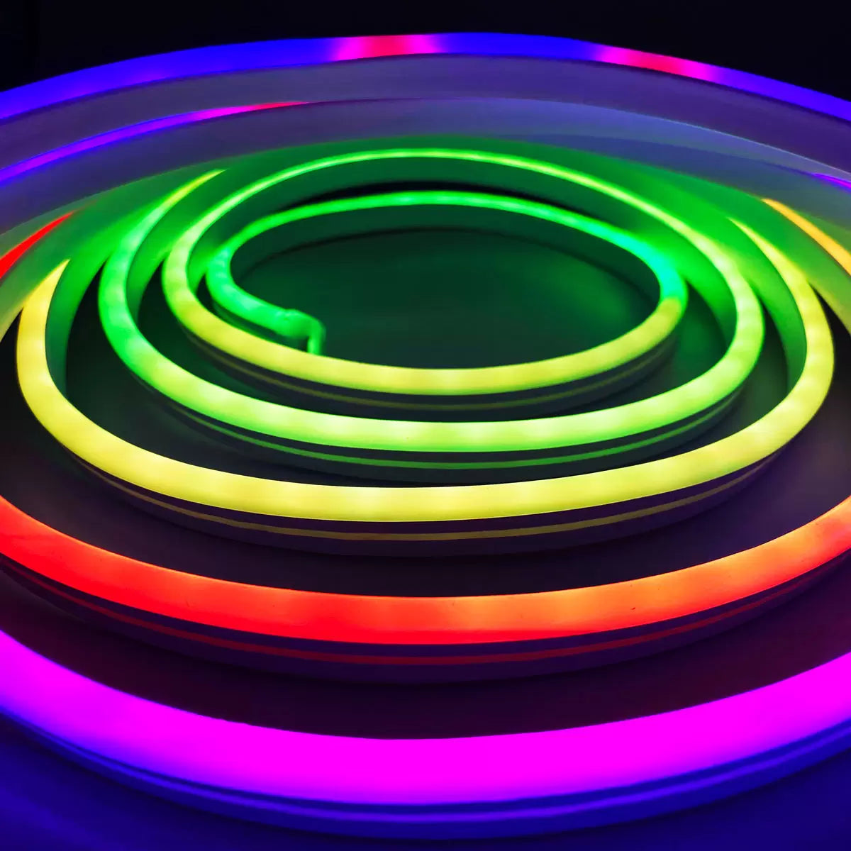 smart neon LED strip light with colourful Wi-Fi room illumination - 2