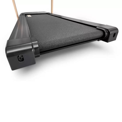 MAXhealth Viavito ST1 folding walking treadmill with retractable arms, compact home and office cardio fitness equipment