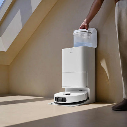MOVA E30 Ultra Robot Vacuum cleaning home floors with smart navigation and mop function