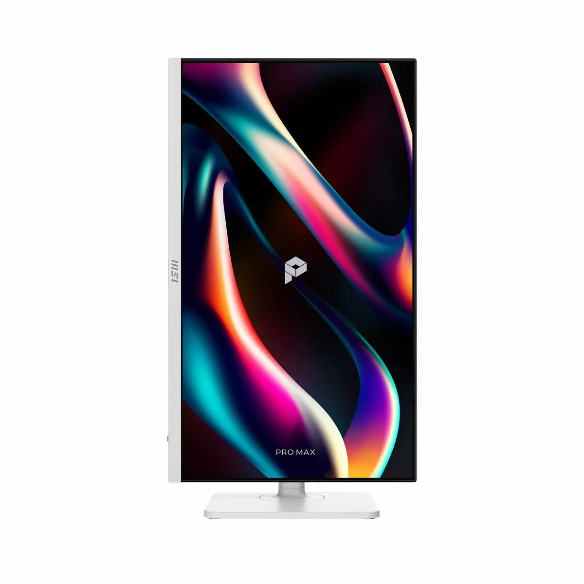 MSI PRO MAX 271PHW E14 27 inch Full HD IPS monitor model 9S6-3PF54H-003 showing its modern white minimalist frame and slim profile design. - 2