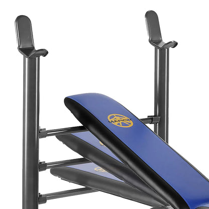 Marcy MWB-36780B Bench and Weight Set for complete home gym strength training and muscle-building workouts
