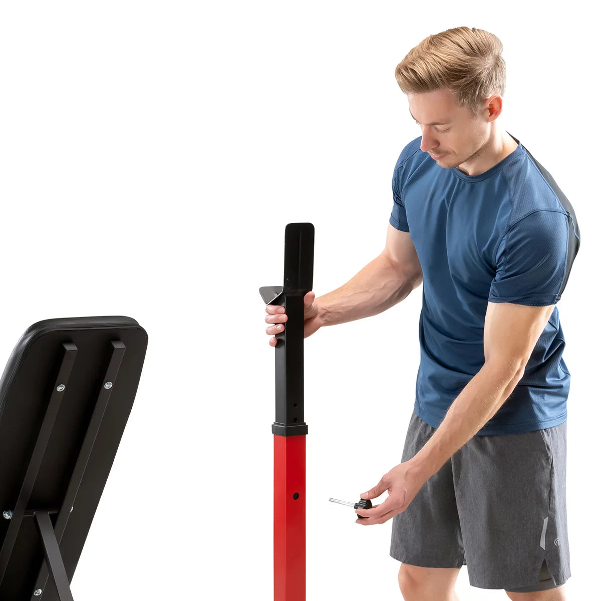 Marcy MWB-5511 Standard Weight Bench with accessories for full body strength training and home gym workouts