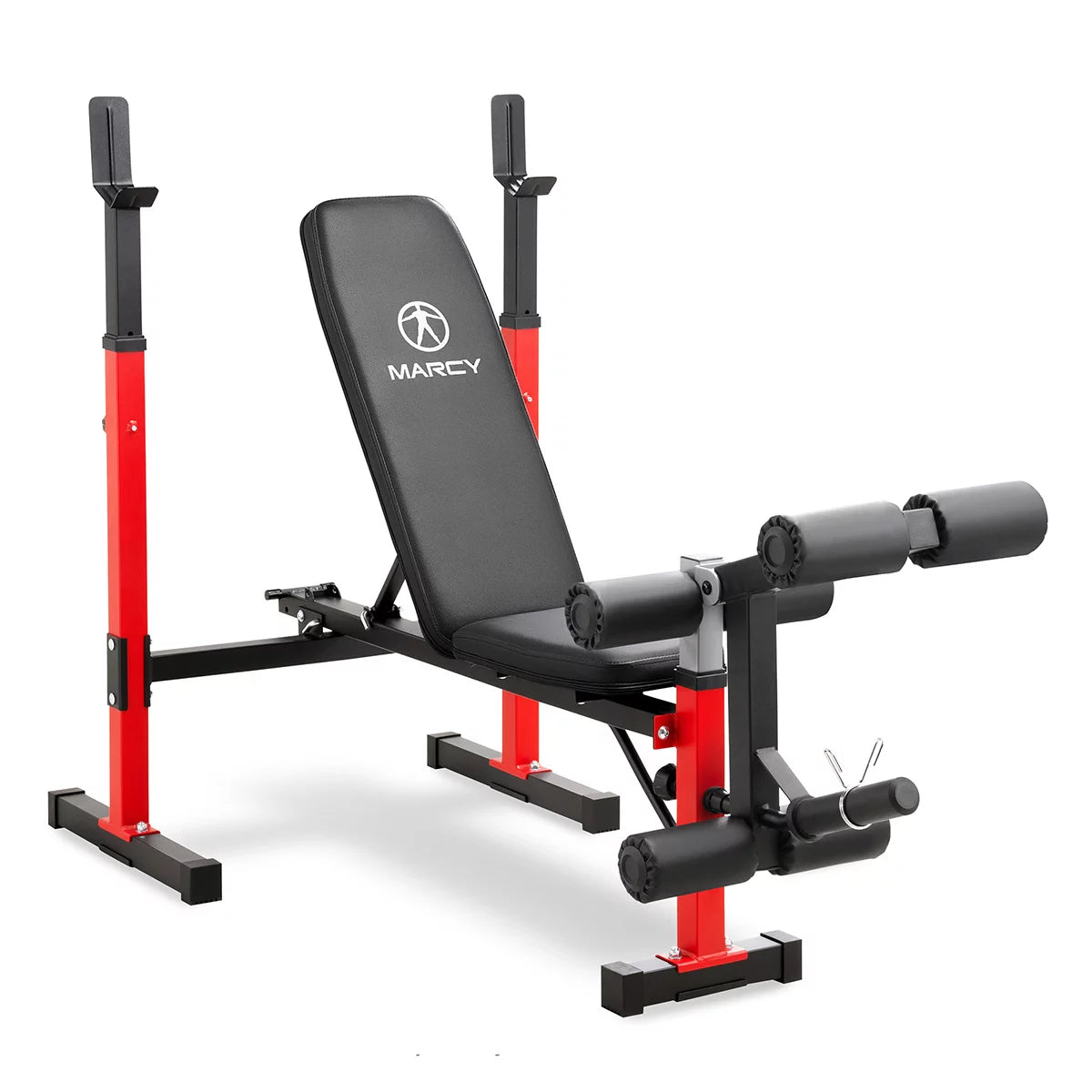 Marcy MWB-5511 Standard Weight Bench with accessories for full body strength training and home gym workouts