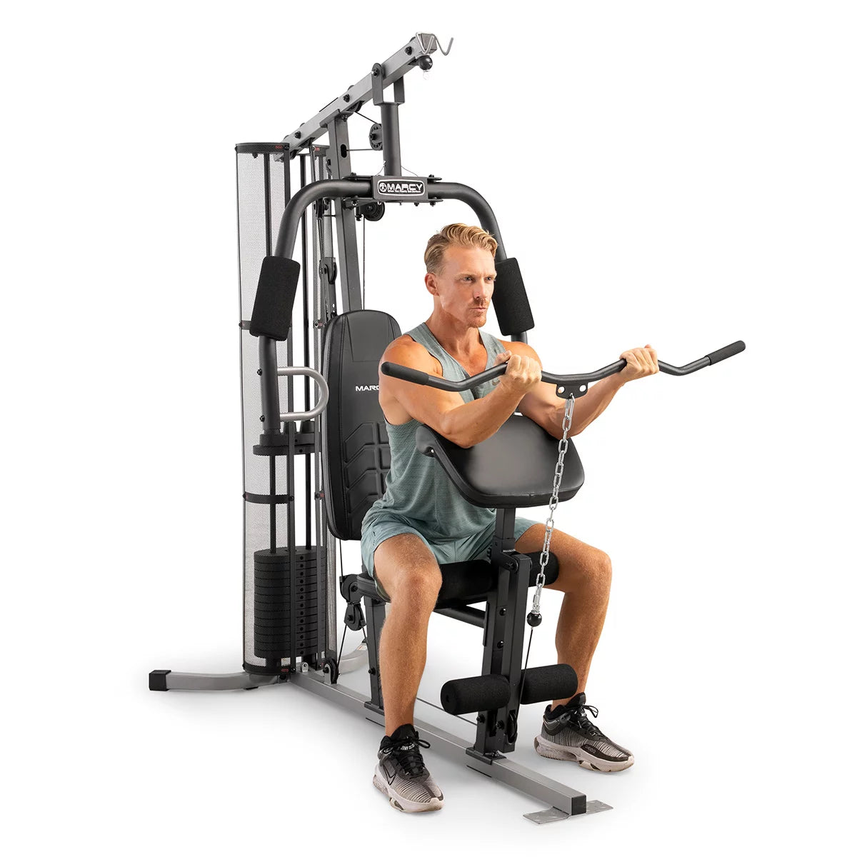 Marcy MWM986 68kg stack home gym system for full body strength training with multi-station workout functionality