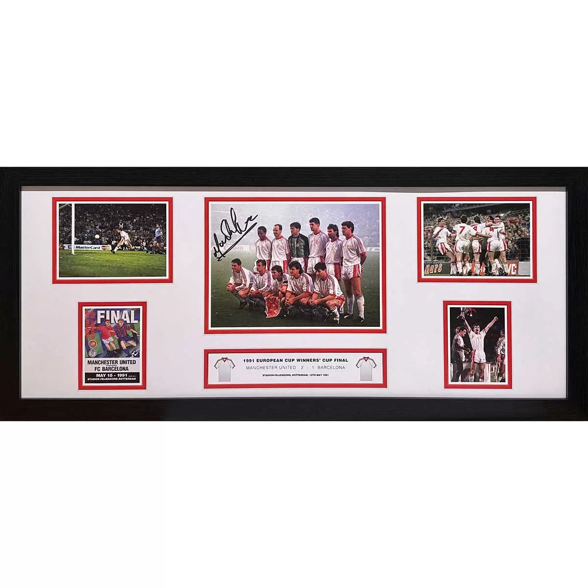 Authentic Kell Brook hand-signed boxing action punch image in a premium black frame with COA.