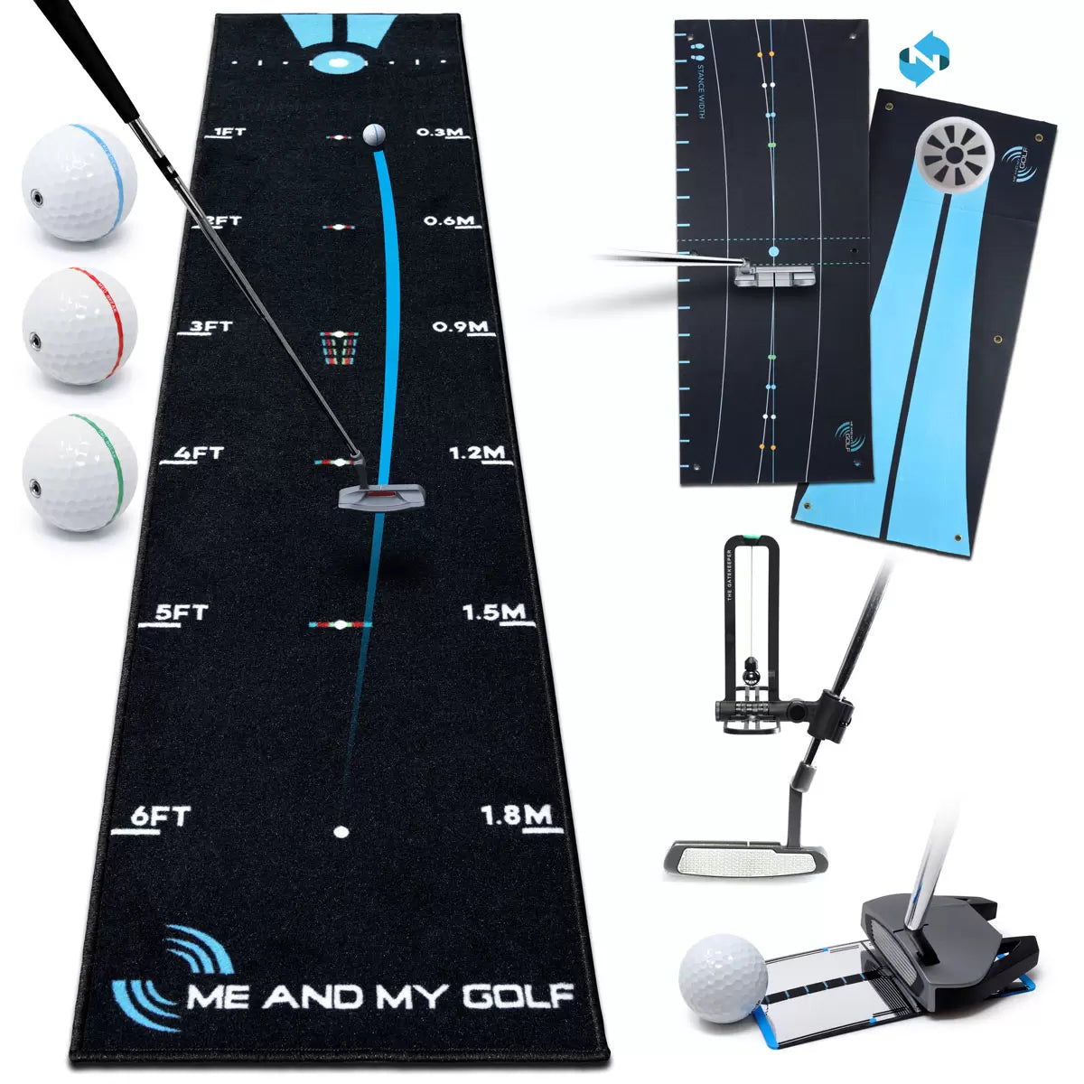 Putting training bundle for accuracy alignment and stroke improvement - 1