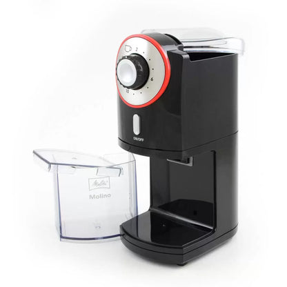 Melitta Molino black electric coffee grinder for fresh coffee beans - 1