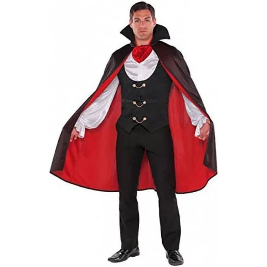 Command the room in the Men's Amscan True Vampire Costume (Medium) from Elite Store. Gothic sophistication for Halloween. Dependable courier service.
