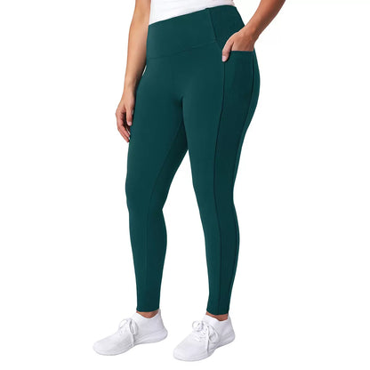 Mondetta Women's Ribbed Panel Tight with ribbed panel design, high-rise waistband, and stretch performance fabric for active lifestyles.