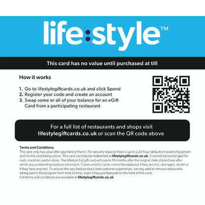 Motivates Eat £100 Gift Card for dining rewards, restaurant spending, and flexible food gifting