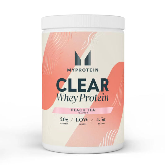 Peach tea clear whey isolate protein drink for muscle recovery