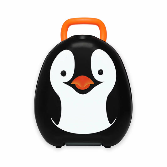 My Carry Potty Penguin portable leak-proof potty for toddler toilet training and travel use