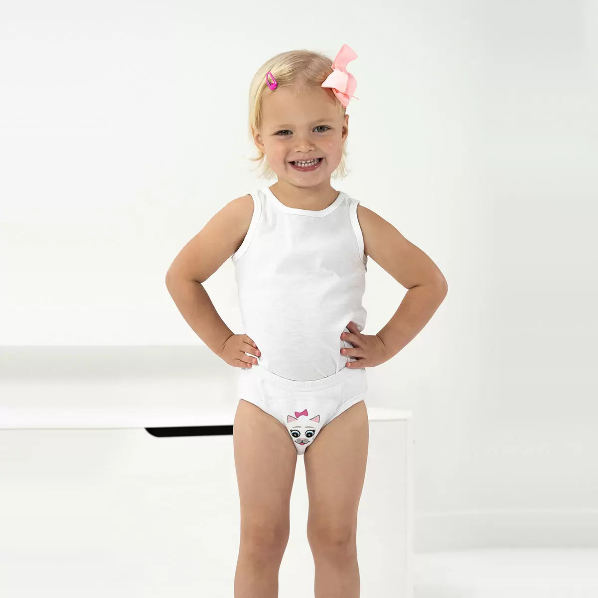 Pack of colorful My Little toddler training pants featuring soft cotton lining and playful character prints on a neutral background.