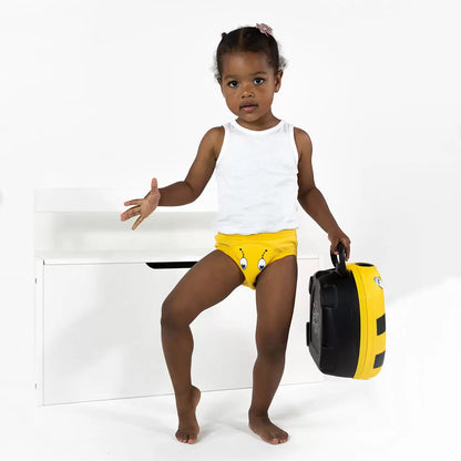 Pack of colorful My Little toddler training pants featuring soft cotton lining and playful character prints on a neutral background.