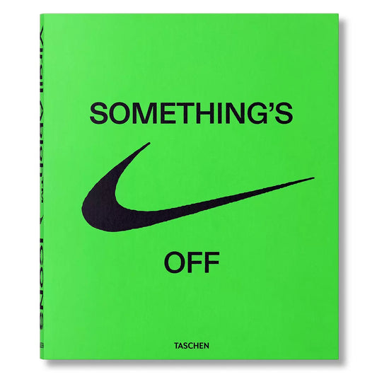 Nike Icons by Virgil Abloh Taschen hardcover book showcasing Nike sneaker design sketches and fashion culture/1