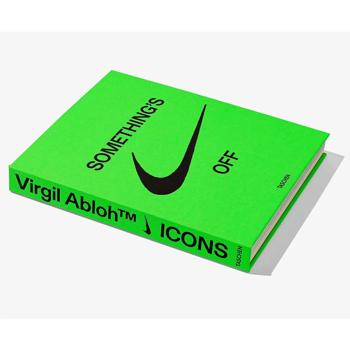 Nike Icons by Virgil Abloh Taschen hardcover book showcasing Nike sneaker design sketches and fashion culture/2