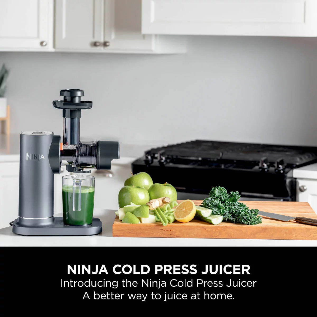 Ninja Cold Press Juicer JC151UK with anti-clog filter for fresh fruit and vegetable juice extraction