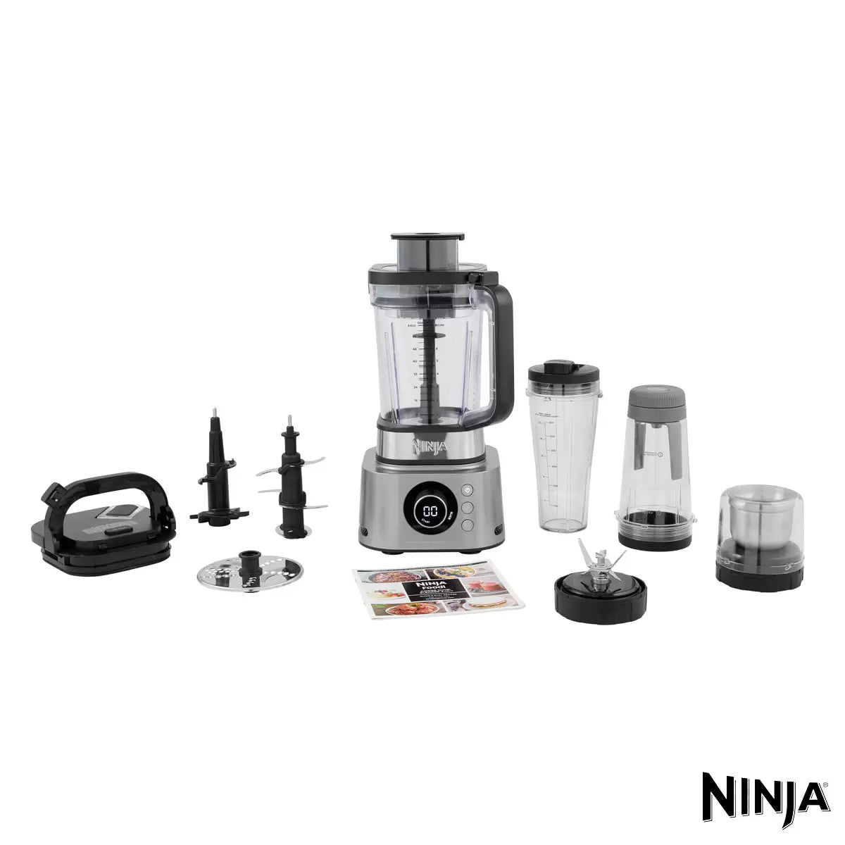 Ninja Foodi 4-in-1 Power Nutri Blender CB400UKCO for smoothies food processing blending and everyday meal preparation