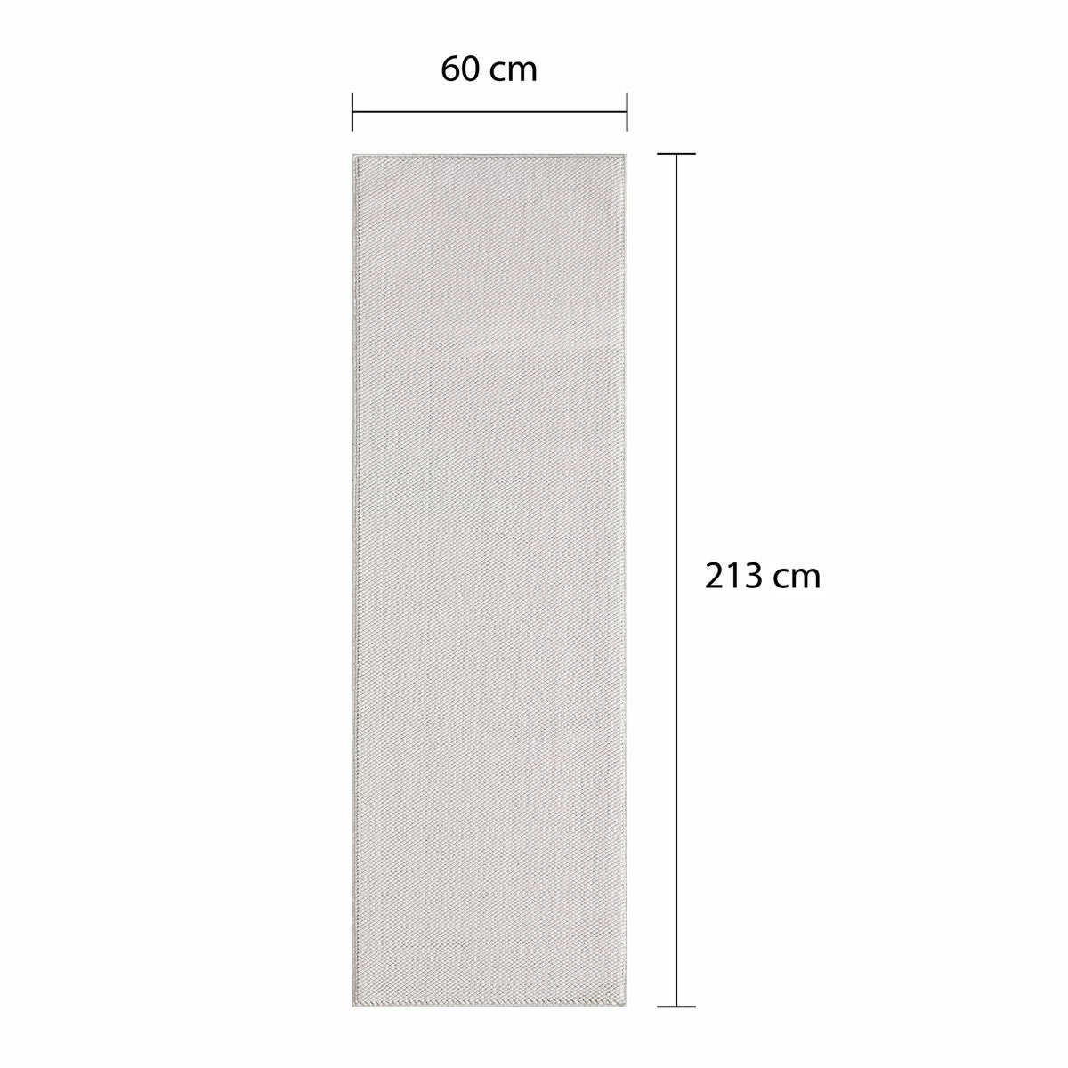 Off The Loom Runner 60 x 213 cm in 3 colours, durable woven hallway floor runner for indoor use
