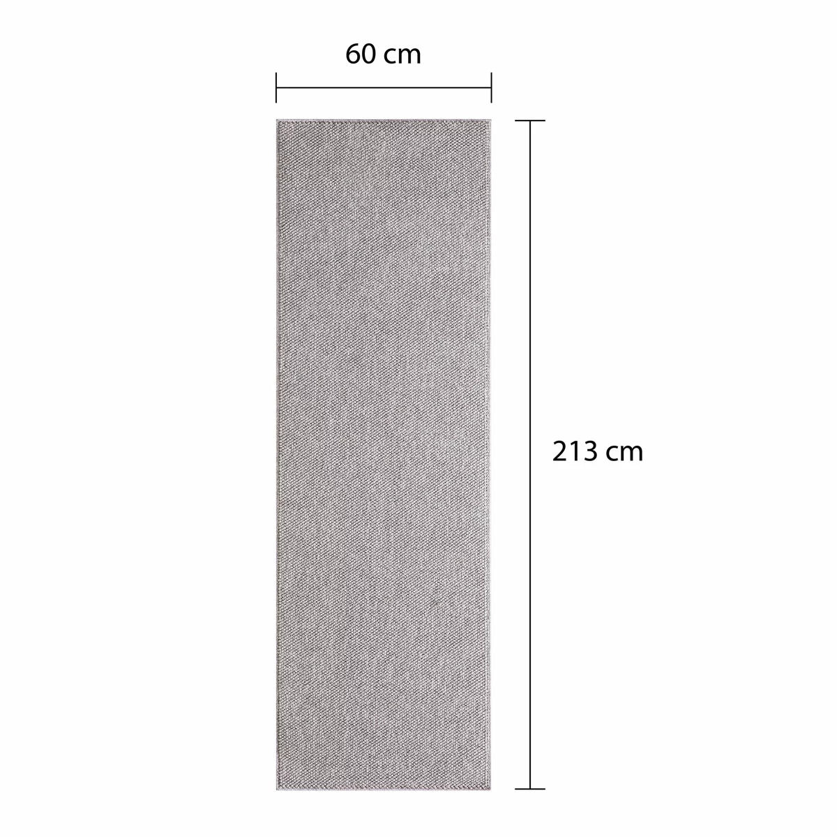 Off The Loom Runner 60 x 213 cm in 3 colours, durable woven hallway floor runner for indoor use