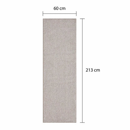 Off The Loom Runner 60 x 213 cm in 3 colours, durable woven hallway floor runner for indoor use