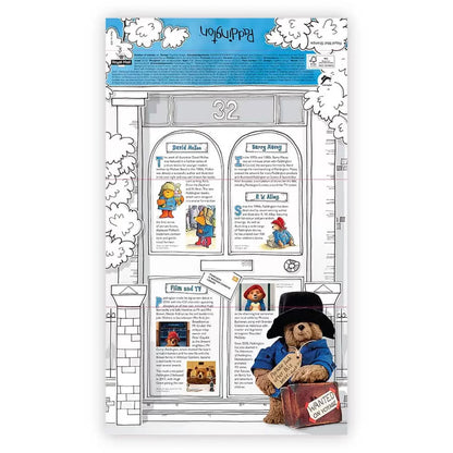 Official Paddington Affixed Presentation Pack by Royal Mail ready-to-hang collectible display featuring Paddington stamps