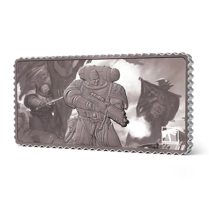 Official Warhammer Age of Sigmar stamp ingot by Royal Mail collectible display item for fans and collectors