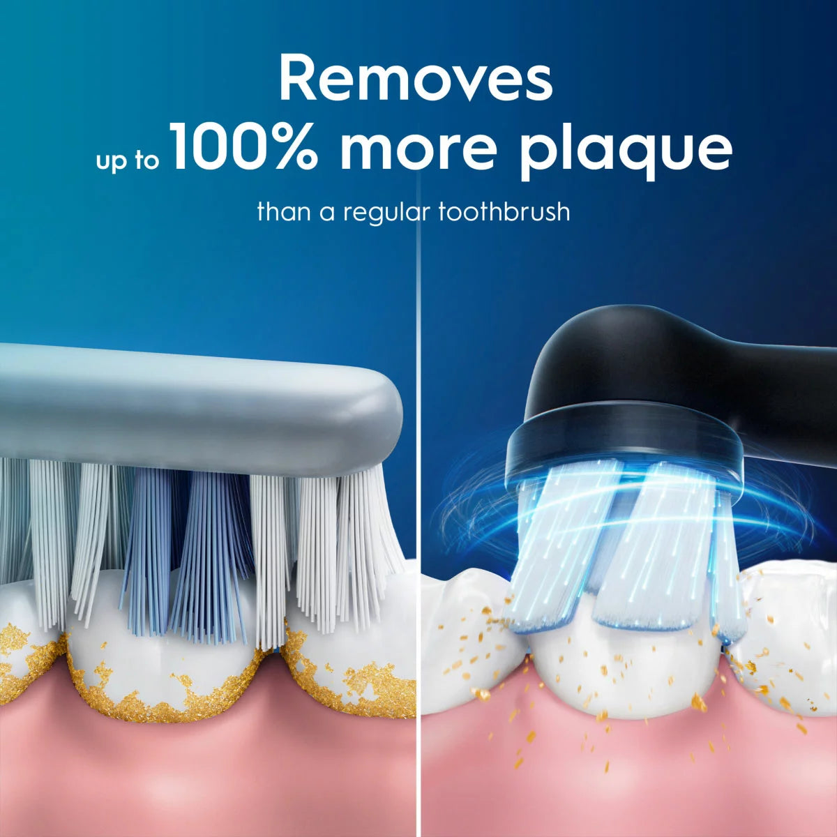 Oral-B iO 2 electric toothbrush in sleek Black, showcased with its charging base and protective travel case.