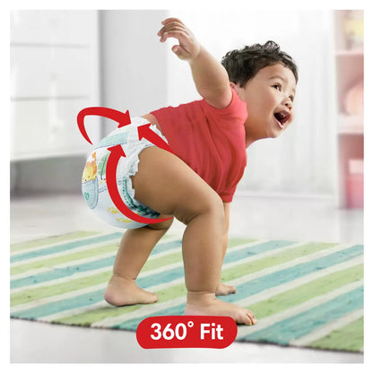 Pampers Baby Dry Pants Size 4 2 x 72 Pack with up to 12-hour dryness protection and comfortable fit for active babies