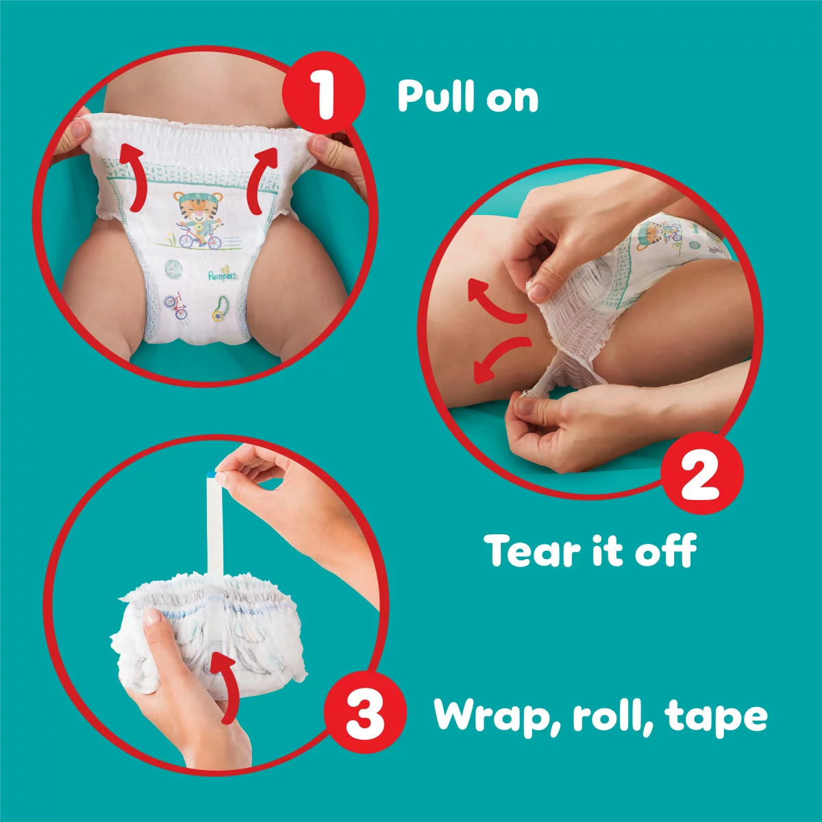Pampers Baby Dry Pants Size 9 108 Pack with up to 12-hour dryness protection for active toddlers and leak-free comfort.