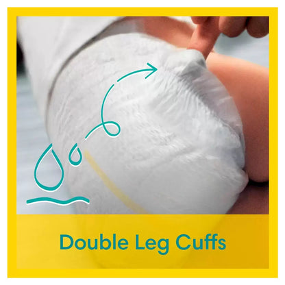 Pampers New Baby Nappies Size 2 Jumbo Plus 76 Pack for newborn babies 4-8kg with soft leak protection and comfortable fit